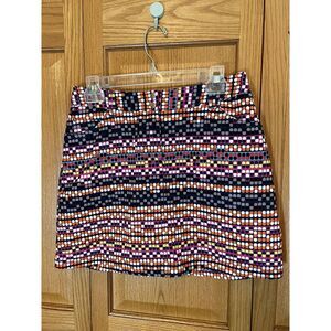 Slazenger Golf Skirt‎ Skort Multicolor Polka Dot Print Tennis Active wear Size 2